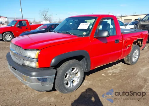 2005 Chevrolet Silverado 1500 Work Truck z USA, uszkodzony, nr VIN 1GCEC14XX5Z277039